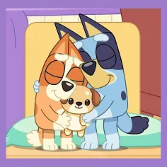 Bluey 3 w 1 puzzle 20-36-50 elementów - Trefl zdjęcie 2
