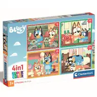 Bluey 4 w 1, puzzle 12, 16, 20 i 24 elementów - Clementoni