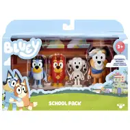 Bluey: Bluey i przyjaciele w szkole zestaw 4 figurek do zabawy