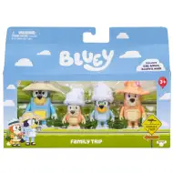 Bluey: Rodzinna podróż zestaw 4 figurek