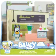Bluey: Zestaw do zabawy sklep z sokami z figurką Bluey