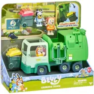 Bluey: Zestaw do zabawy z samochodem śmieciarką z figurkami Bluey i Honey