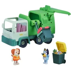 Bluey: Zestaw do zabawy z samochodem śmieciarką z figurkami Bluey i Honey zdjęcie 2