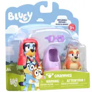 Bluey: Zestaw dwóch figurek - Stary Bluey i Bingo
