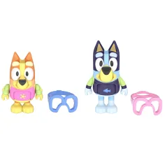 Bluey: Zestaw figurek do zabawy Bluey i Chilli na imprezę przy basenie zdjęcie 2