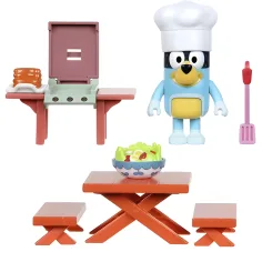 Bluey: Zestaw figurek do zabawy na grillu w ogrodzie z postacią Bandit zdjęcie 2