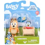 Bluey: Zestaw figurek podwójnych - Baby Bluey i Chilli