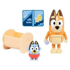 Bluey: Zestaw figurek podwójnych - Baby Bluey i Chilli zdjęcie 2