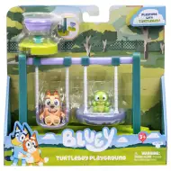 Bluey: Zestaw zabaw na placu zabaw z figurkami Bingo i Żółwia