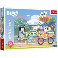 Bluey jeździ na rowerze 100-elementowe puzzle - Trefl