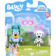 Bluey kosmici obcy: zestaw figurek Bluey i Chloe