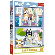 Bluey puzzle 2x24 elementy - Trefl