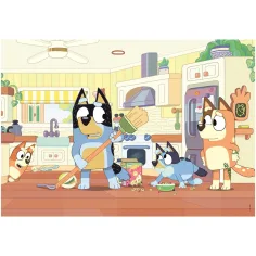 Bluey w kuchni 60-elementowe puzzle Supercolor - Clementoni zdjęcie 2