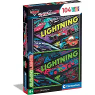 Błyszczące Auta 104-elementowe Supercolor puzzle - Clementoni