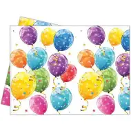 Błyszczące balony plastikowy obrus 120x180cm