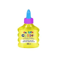 Błyszczący płynny klej neonowo-żółty 88 ml - Carioca