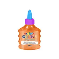 Błyszczący płynny klej neonowy pomarańczowy 88ml - Carioca