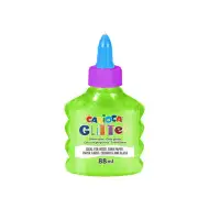 Błyszczący płynny klej neonowy zielony 88ml - Carioca
