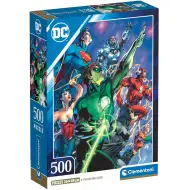Bohaterowie Ligi Sprawiedliwości DC Comics HQC puzzle 500 elementów - Clementoni