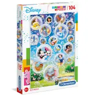 Bohaterowie bajek Disneya Supercolor puzzle 104 elementów - Clementoni