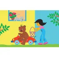 Boribon jedzie samochodem – film na slajdach