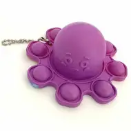 Breloczek Pop it ośmiornica w różnych kolorach