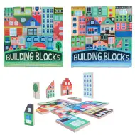 Building Blocks: Miasto - Zestaw drewnianych klocków