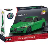 COBI: Alfa Romeo Giulia Quadrifoglio zielony zestaw klocków konstrukcyjnych (24605)