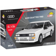 COBI: Audi Quattro 1980 biały samochód - zestaw konstrukcyjny (24665)