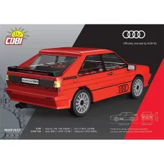 COBI: Audi Quattro 1980 samochodowy zestaw konstrukcyjny (24664) zdjęcie 2