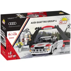 COBI: Audi Quattro Group 4 — zestaw konstrukcyjny samochodu (24666)