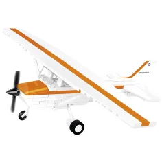 COBI: Cessna 172 Skyhawk pomarańczowo-biały zestaw konstrukcyjny (26623) zdjęcie 5