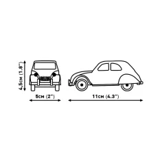 COBI: Citroen Type H laweta i 2CV Type AZ — zestaw konstrukcyjny samochodów (24627) zdjęcie 5