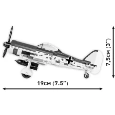 COBI: Focke-Wulf FW 190 F-8 z II wojny światowej — zabawka konstrukcyjna (5871) zdjęcie 4