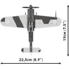 COBI: Focke-Wulf FW 190 F-8 z II wojny światowej — zabawka konstrukcyjna (5871) zdjęcie 5