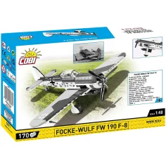 COBI: Focke-Wulf FW 190 F-8 z II wojny światowej — zabawka konstrukcyjna (5871) zdjęcie 6