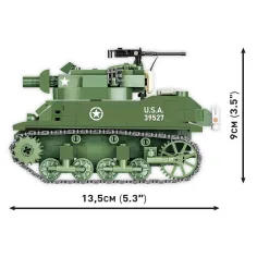 COBI: H.M.C M8 Scott z II wojny światowej — zestaw konstrukcyjny czołgu (2279) zdjęcie 4