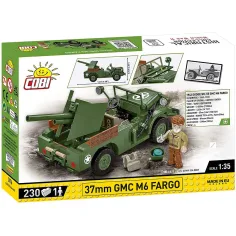 COBI: II wojna światowa 37 mm GMC M6 Fargo zestaw konstrukcyjny (3116) zdjęcie 6
