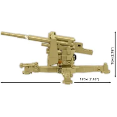 COBI: II wojna światowa 8,8 cm Flak 18 zestaw konstrukcyjny (3141) zdjęcie 4
