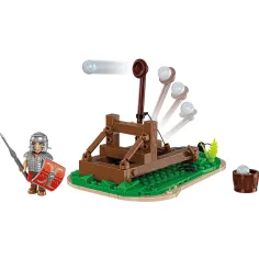 COBI: Imperium Romanum – Zestaw konstrukcyjny z katapultą i figurką (20068) zdjęcie 2