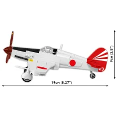 COBI: Kawasaki Ki-61 Hien z II wojny światowej — zestaw konstrukcyjny (5872) zdjęcie 3