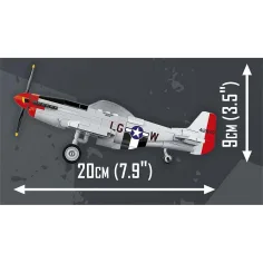 COBI: Mustang P-51D „TOP GUN: Maverick” zestaw klocków do budowy samolotu (5847) zdjęcie 2