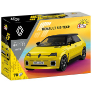 COBI: Renault 5 E-Tech żółty samochód konstrukcyjny (24673)