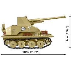COBI: Sd.Kfz. 139 Marder III zestaw klocków (3131) zdjęcie 4