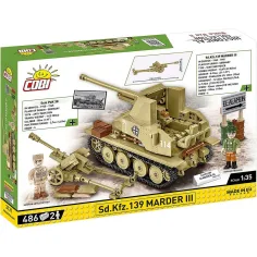 COBI: Sd.Kfz. 139 Marder III zestaw klocków (3131) zdjęcie 6