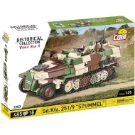 COBI: Sd.Kfz. 251/9 Stummel opancerzony pojazd do budowania (3096)