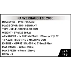 COBI: Siły Zbrojne Panzerhaubitze 2000 zestaw konstrukcyjny (2628) zdjęcie 7