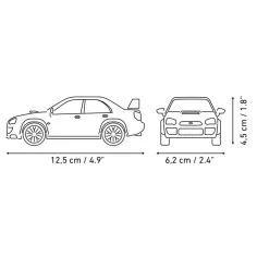 COBI: Subaru Impreza WRC 2004 – zestaw do budowy samochodu (24652) zdjęcie 4