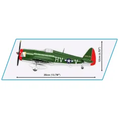 COBI: WW II P-47 Thunderbolt zestaw konstrukcyjny (5737) zdjęcie 4