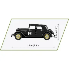 COBI: Zestaw klocków samochód Citroën Traction 11CV BL (2266) zdjęcie 3